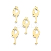 Ion Plating(IP) 201 Stainless Steel Pendant STAS-B027-19G-3