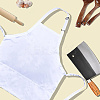 Polyester Sleeveless Apron AJEW-WH20054-028B-3