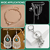 320Pcs 8 Styles 304 Stainless Steel Open Jump Rings STAS-WR0001-27-5