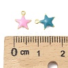 304 Stainless Steel Enamel Charms STAS-K303-01D-G-3