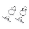 Non-Tarnish 304 Stainless Steel Toggle Clasps LS-STAS-N092-182-3