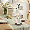 2Pcs Bamboo & Iron Mug Holder AJEW-WA0003-71-7