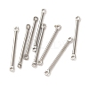 Non-Tarnish 304 Stainless Steel Connector Charms STAS-Q323-04E-P-1