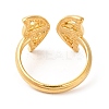Ion Plating(IP) 201 Stainless Steel Open Cuff Ring RJEW-E063-43G-3