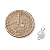 Natural Freshwater Pearl Potato Connector Charms PALLOY-JF03201-02-3