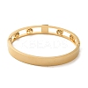 PVD Vacuum Plating 304 Stainless Steel Bangles for Women BJEW-F474-36G-3