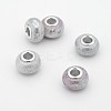 Rondelle Handmade Porcelain Large Hole European Beads OPDL-M009-05-1