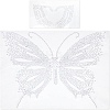 2 Sheets 2 Style  Glitter Hotfix Rhinestone DIY-GF0006-60-1