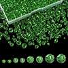 8 Strands 4 Size Transparent Glass Beads Strands EGLA-YW0003-09C-1