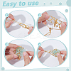 3Pcs Brass Macrame Pouch Necklaces NJEW-WR00008-3