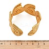 Conch 304 Stainless Steel Cuff Bangles for Women BJEW-A150-02G-4