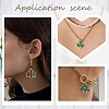 24Pcs 12 Styles Saint Patrick's Day Glitter Alloy Enamel Pendants ENAM-CJ0005-62-8