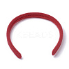 Hair Accessories Plain Plastic Hair Band Findings OHAR-S195-04B-1