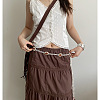 Bohemian Style Resin & Imitation Leather Cord Knot Chain Belts FS-WG6C080-07-1