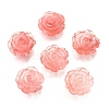 Cherry Quartz Glass Carved Pendants G-S390-03A-1