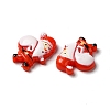 Christmas Opaque Resin Cabochons LS-RESI-K019-28-3