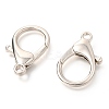 Zinc Alloy Lobster Claw Clasps PALLOY-H111-03A-P-2