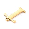 PVD Vacuum Plating  304 Stainless Steel Charms STAS-H112-T-G-3