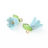 Opaque Resin Pendants CRES-CJC0009-05G-03-2
