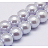 Eco-Friendly  Dyed Glass Pearl Round Beads Strands HY-A002-8mm-RB004-3