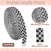 2Pcs Tartan Pattern Hotfix Glass Rhinestone DIY-ME0001-63A-2