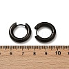 202 Stainless Steel Polishing Hoop Earrings EJEW-M106-02EB-02-5