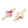 Printed Alloy Pendants LS-ENAM-ZX002-32B-1