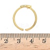 304 Stainless Steel Cubic Zirconia Cuff Open Rings for Women RJEW-Z122-02G-01-5