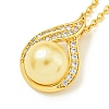 Ion Plating(IP) 304 Stainless Steel Cable Chain Necklaces NJEW-H040-03G-1