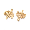 Ion Plating(IP) 304 Stainless Steel Pendants STAS-L245-012B-G-2