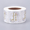 Self-Adhesive Kraft Paper Gift Tag Stickers DIY-J002-E01-2