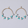 Mixed Rice Bead Vintage Imitation Pearl Earrings for Sophisticated Style DH7154-5-1