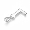 Non-Tarnish 304 Stainless Steel Pendants LS-STAS-F106-95P-L-01-2