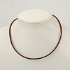 Cowhide Leather Necklace Making AJEW-JW00001-05-2