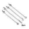 304 Stainless Steel Curb Chain Extender STAS-YW0003-35P-1