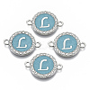 Alloy Enamel Links Connectors LS-ENAM-TAC0003-01S-06L-2