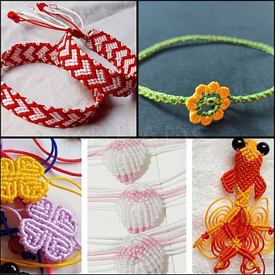 Segment Dyed Round Polyester Elastic Cord OCOR-WH20018-35B-1