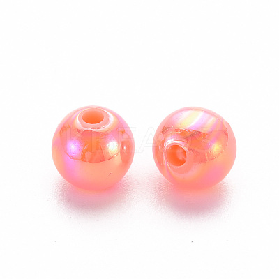 Opaque Acrylic Beads MACR-S370-D8mm-SS2109-1