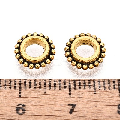 Tibetan Style Alloy Beads TIBE-T016-04AG-1