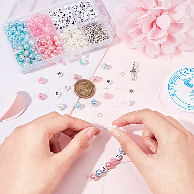 DIY Imitation Pearl Bracelet Making Kits DIY-PH0008-83-1