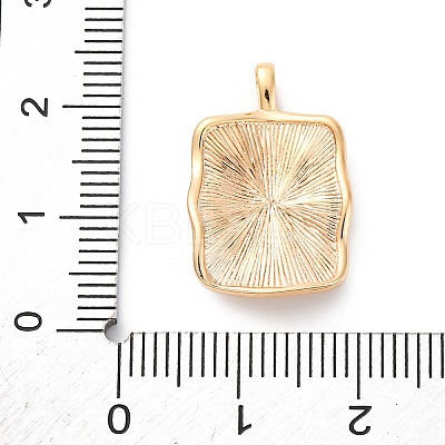 Brass Micro Pave Cubic Zirconia Pendants KK-D360-17G-1