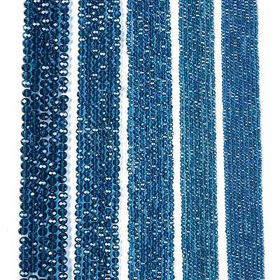 Electroplate Glass Beads Strands EGLA-A044-T8mm-A27-1