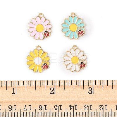 24Pcs Alloy Enamel Pendants ENAM-FS0003-77-1
