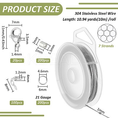 DIY Jewelry Making Finding Kits DIY-BC0014-70D-1