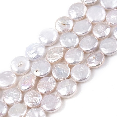 Natural Keshi Pearl Beads Strands PEAR-S018-07B-01-1