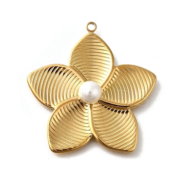 304 Stainless Steel Pendants STAS-V006-01G-02-1