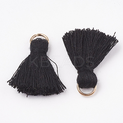 Polycotton(Polyester Cotton) Tassel Pendant Decorations X-FIND-S280-01-1