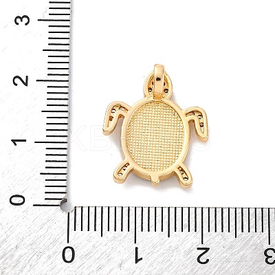 Brass Micro Pave Cubic Zirconia Beads KK-F894-08G-1