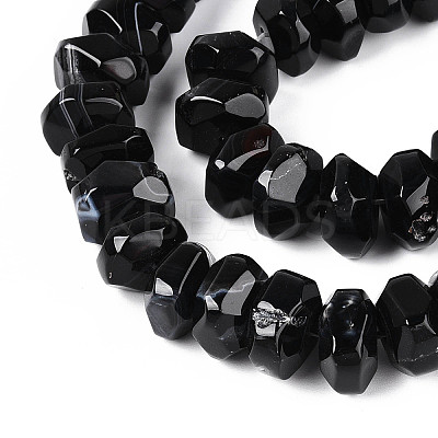 Natural Agate Beads Strands G-N356-01A-01-1