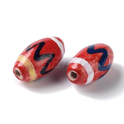 Handmade Porcelain Beads PORC-G011-05E-1